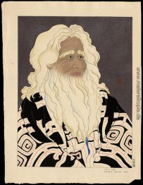 Vieil Aino Chikabumi. Hokkaido, Japon