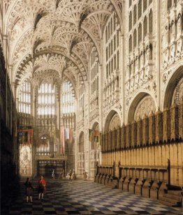 Der Innenraum von Henry VII Chapel in Westminster Abbey