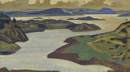 Ladoga. Karelische Landschaft.