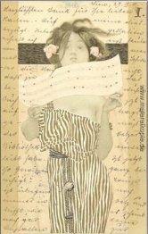 Mädchen zwischen braun-grünen Grenzen Mädchen zwischen braun-grünen Grenzen