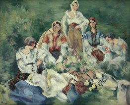 Komposition mit Peasant Motive