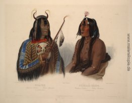 Noapeh ein Assiniboin indischen und Psihdja-Sahpa ein Yanktonan