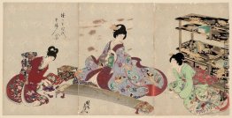 Vorbereitung auf die Koto zu spielen