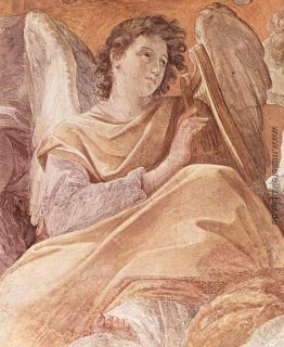 Die Königin des Himmels und der Engel pla (Fresken im Palazzo Qu