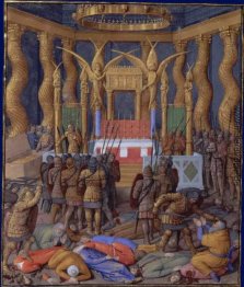 Entweihung des Tempels von Jerusalem im Jahre 63 vor Christus vo