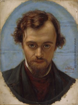 Porträt von Dante Gabriel Rossetti