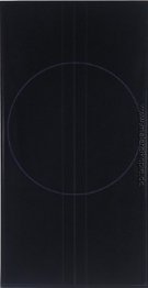 Schwarzmalerei, Indigo Violett VI Schwarzmalerei, Indigo Violett VI