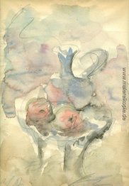 Stillleben mit Obst und Krug