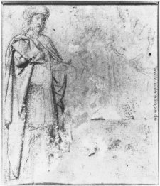 Verso von der ersten Skizze König Kambyses Verso von der ersten Skizze König Kambyses