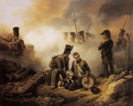 Der Hund des Regiments Wounded