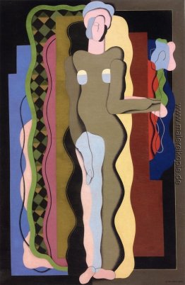 Nude mit einer Blume