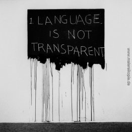 Sprache ist nicht transparent