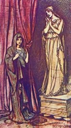 Paulina zog den Vorhang zurück, die diese berühmte Statue verbor Paulina zog den Vorhang zurück, die diese berühmte Statue verbor