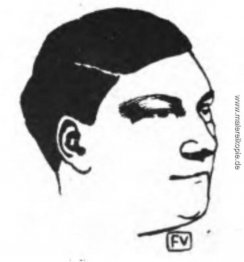 Porträt von Französisch Schriftsteller Hugues Rebell