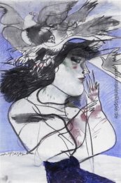 Frau mit Tauben Frau mit Tauben