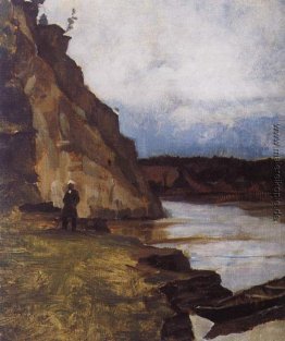 Landschaft mit Figur Bruders