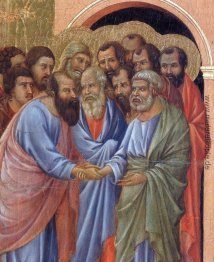 Die Ankunft der Apostel an die Jungfrau Maria (Fragment)