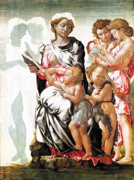 Die Jungfrau und das Kind mit Johannes und Engeln (Manchester Ma