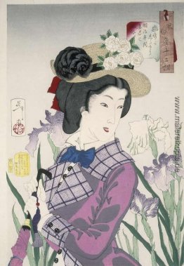 Eine verheiratete Frau in der Meiji-Zeit