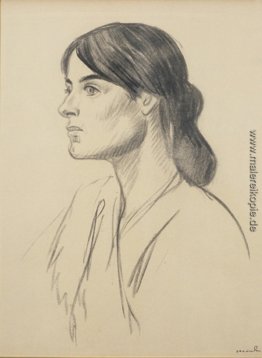 Porträt von Suzanne Valadon Zeichnung