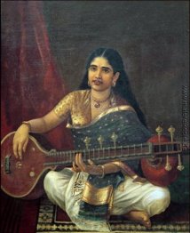 Frau mit Veena Frau mit Veena