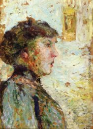 Porträt einer Frau im Profil Porträt einer Frau im Profil