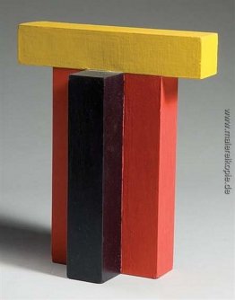 Untitled (Rot, Gelb, Dunkelblau)