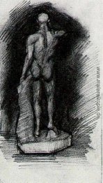 Gips-Statuette Gips-Statuette