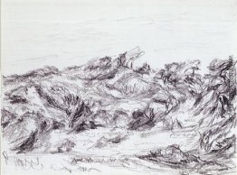Untitled (Dunes mit spitzen Pinsel)