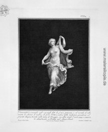 Halbnackte Tänzer, von einer Malerei des antiken Pompeji genomme Halbnackte Tänzer, von einer Malerei des antiken Pompeji genomme