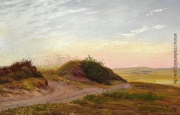Jütländischen Heidelandschaft