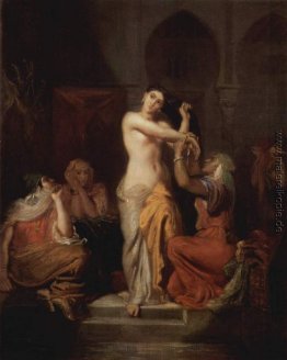 Scène de Harem, Femme à sa toilette Mauresque