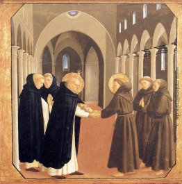 Die Sitzung von Sts. Dominikus und Franziskus von Assisi