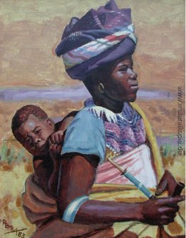 Xhosa Mutter und Kind