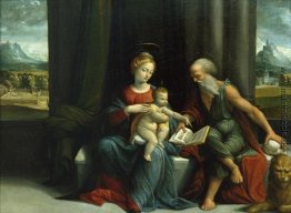 Madonna mit Kind und Heiligen Hieronymus