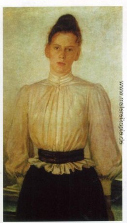 Porträt von Maria Tolstaya, Leo Tolstois Tochter