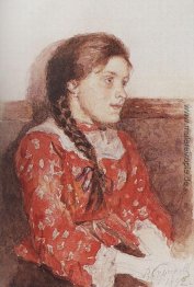 Mädchen mit einer roten Jacke