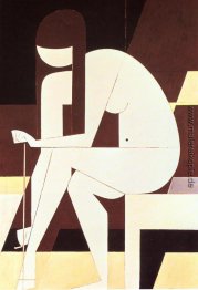 Mädchen Aufhebung der Lieferbindung ihrer Sandale