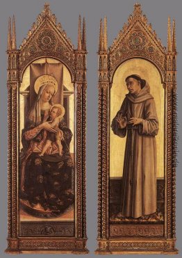 Madonna mit Kind, Franz von Assisi