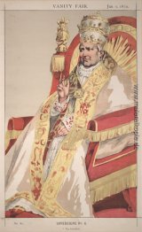 Sovereigns No.60 Karikatur von Papst Pius IX