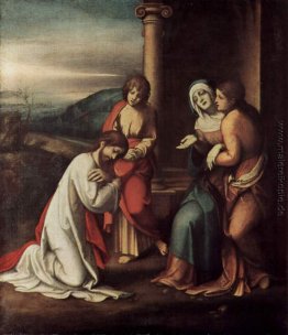 Abfahrt der Christus von Mary, bei Maria und Martha, die Schwest