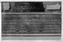 Die römische Altertümer, t. 4, Tafel VI. Bau Details der Mausole