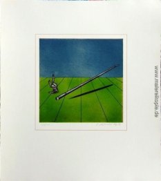 Ohne Titel (Gefallener Stabhochspringer)