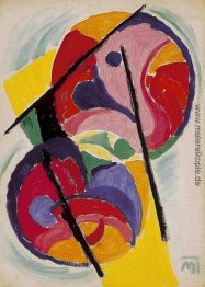 Rot und Gelb Zusammensetzung Rot und Gelb Zusammensetzung