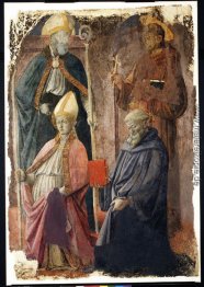 Heiligen Augustin und Francis, ein Bischof Sankt und Heiligen Be Heiligen Augustin und Francis, ein Bischof Sankt und Heiligen Be
