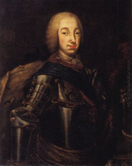 Portrait von Großherzog Peter Fedotovich (später Peter III),
