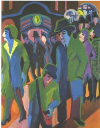 Straße mit Passangers Straße mit Passangers