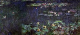 Seerosen, Grüne Reflection (rechte Hälfte)