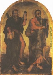 Ikone der Apostel Andrew und Mark Ikone der Apostel Andrew und Mark