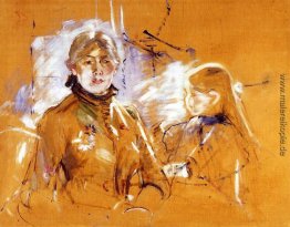 Porträt von Berthe Morisot und ihre Tochter